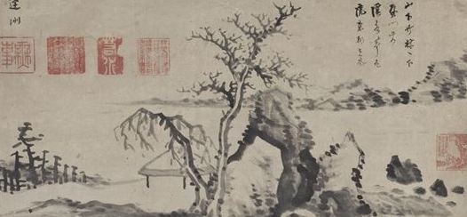 Japan art and influence of China: Sakaki Hyakusen and Buddhism