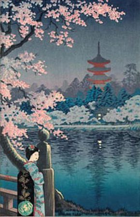 Japan art and cherry blossom: Shades of light and faith – Modern Tokyo ...