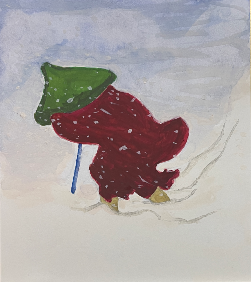 Contemporary Japanese Artist (Transcendental Skyline and Buddhism)