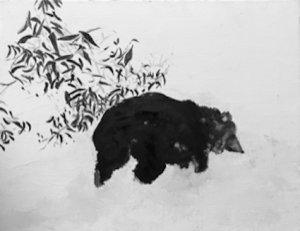 Japanese Art and the Bear in Winter