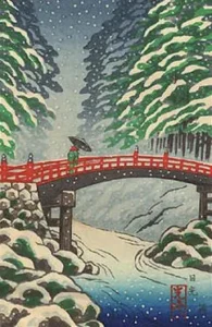 Japan Art and Winter: Landsacpes and Buddhism
