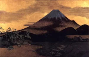 Japan Art and Atmosphere of Mount Fuji